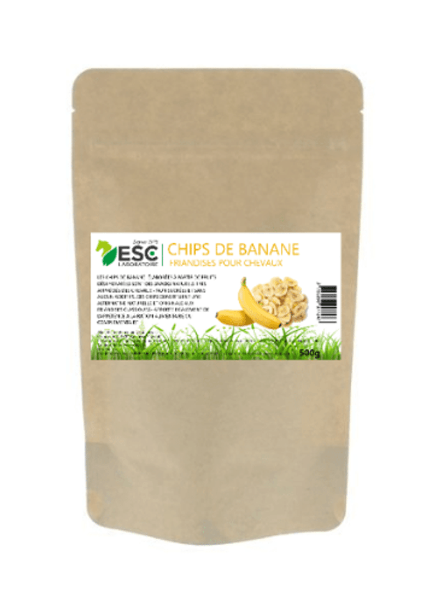 CHIPS DE BANANE Cheval – Friandises sans sucres et naturelles