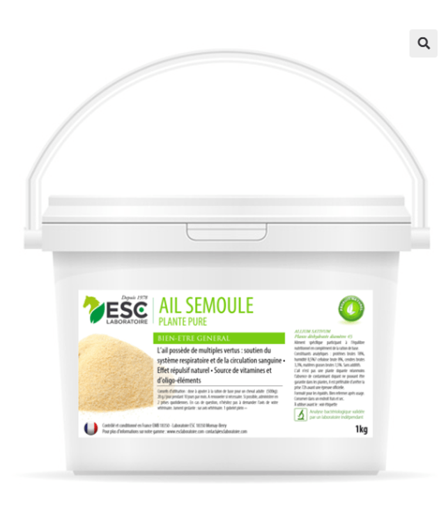 AIL SEMOULE – Bien-être général du cheval – Plante pure
