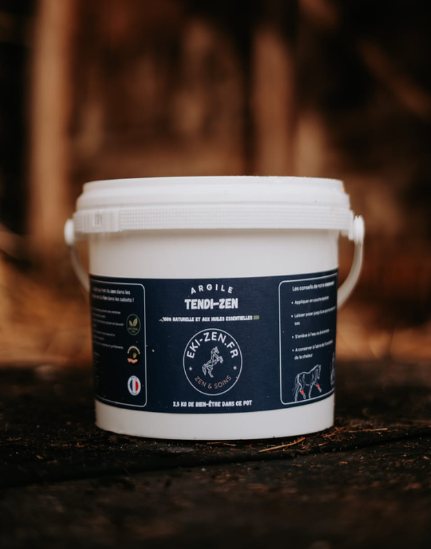 TENDI-ZEN – Cataplasme d’argile pour chevaux Effet rafraichissant