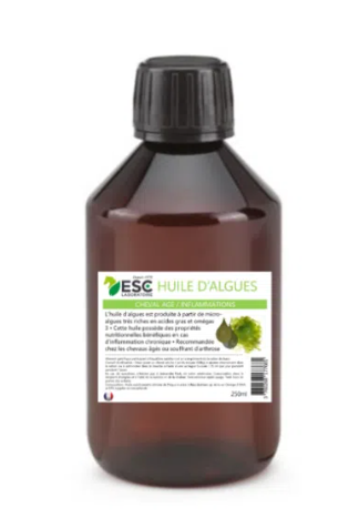 HUILE D’ALGUES – Omega 3 Cheval – DHA et EPA