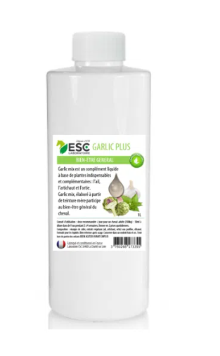 GARLIC PLUS – Ail Artichaut Ortie – Bien-être du cheval