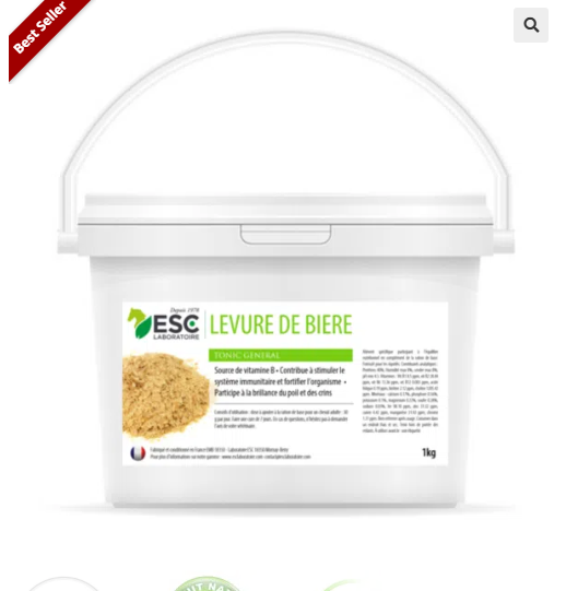 LEVURE DE BIERE – Flore intestinale cheval – Complément source de vitamine B