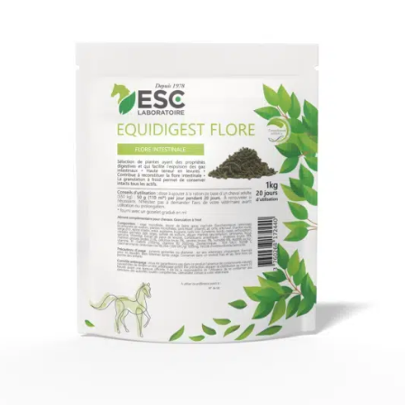 EQUIDIGEST FLORE – Flore intestinale cheval – Complément enrichi en levures