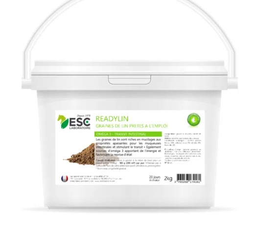 READYLIN – OFFRE ANTI-GASPI – Graines de lin prêtes à l’emploi – Digestion cheval