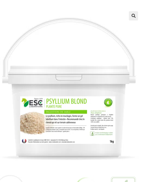 PSYLLIUM BLOND – Transit et ingestion de sable cheval – Plante pure