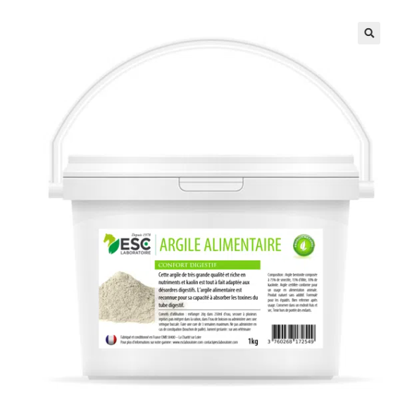 ARGILE ALIMENTAIRE – Digestion cheval