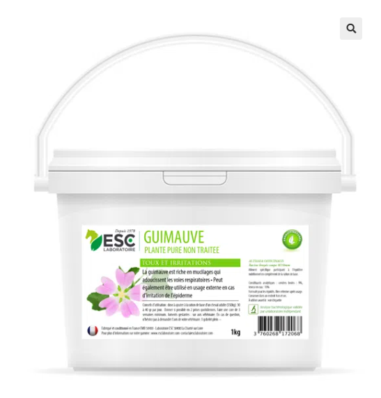 GUIMAUVE – Voies respiratoires et estomac sensible cheval – Plante pure