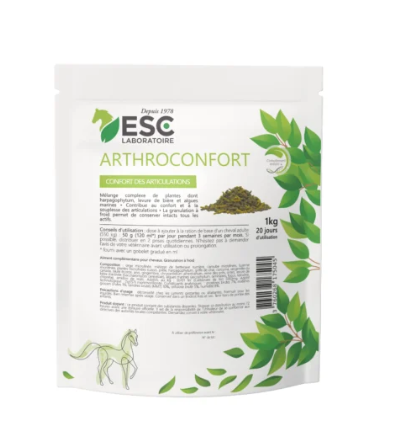 ARTHROCONFORT – Souplesse articulaire et anti douleur cheval – Complément enrichi