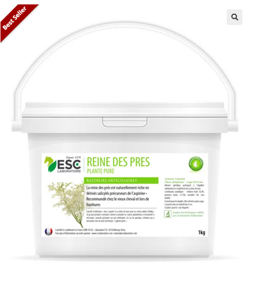 REINE DES PRES – Raideurs et inconfort articulaire cheval – Plante pure