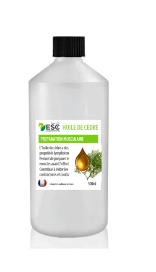 HUILE DE CEDRE – Préparation et relaxation musculaire cheval