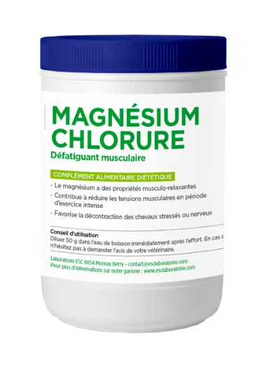 MAGNESIUM CHLORURE – Récupération musculaire cheval et gestion du stress