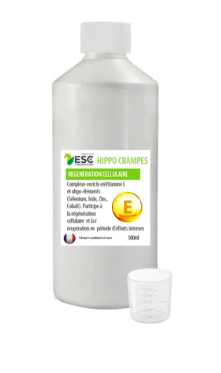 HIPPOCRAMPES – Récupération et fatigue cheval – Complément enrichi source de sélénium et vitamine E