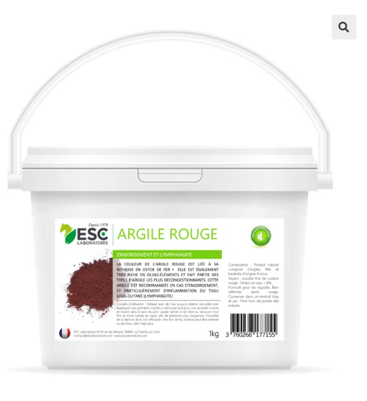 ARGILE ROUGE – Circulation et décongestion cheval