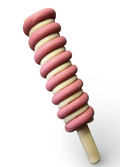 Glace chien twister