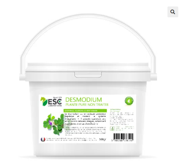DESMODIUM 100% Pur – Protection du foie et respiration cheval