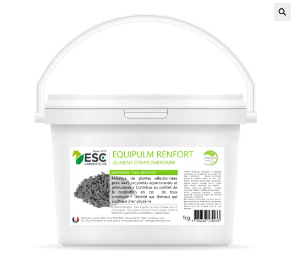 EQUIPULM RENFORT – Irritation des bronches cheval – Complément enrichi à base de plantes et propolis