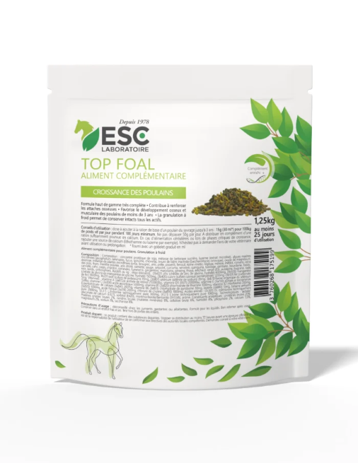 TOP FOAL – CMV pour poulain – Croissance osseuse, musculaire et soutien immunitaire