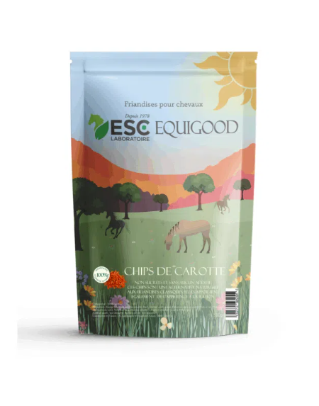 CHIPS DE CAROTTE Cheval – Friandises sans sucres et naturelles