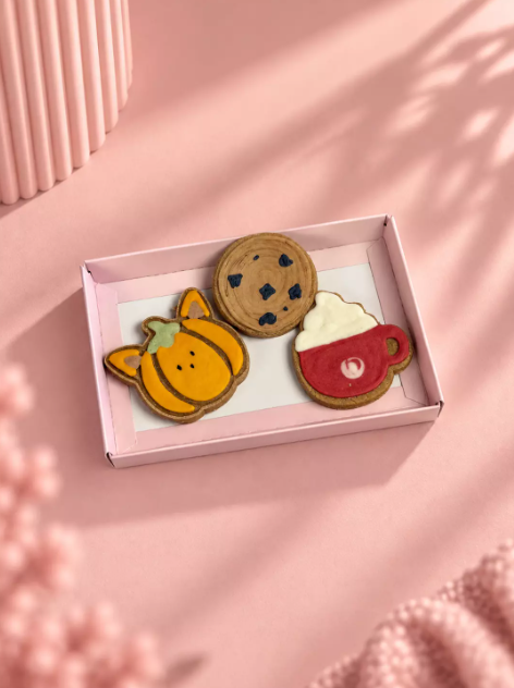 Biscuits glacés pour chien - Trio Automne