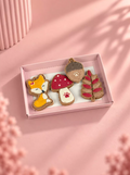 Biscuits d’automne pour chien – 4 biscuits glacés